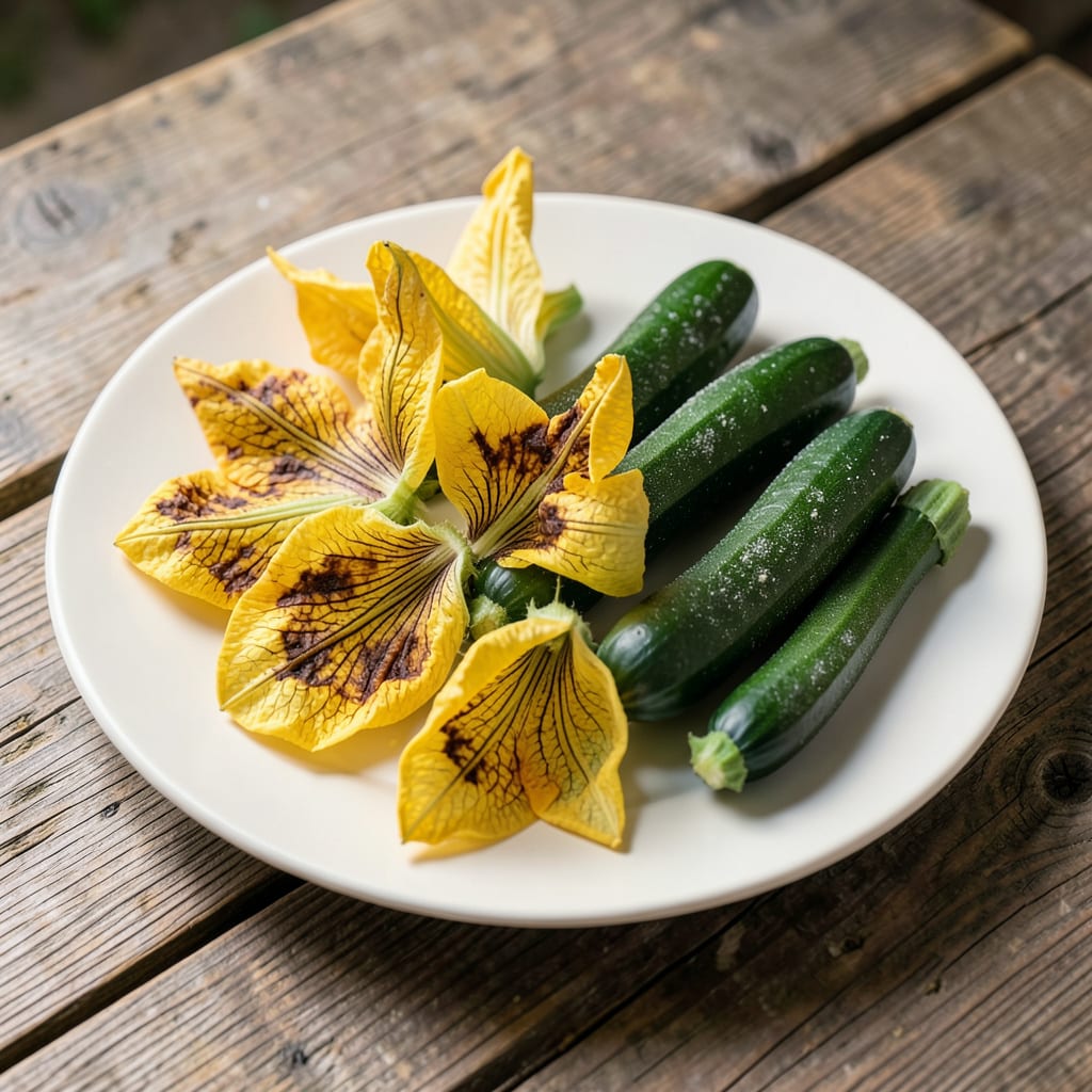 Zucchini Blossom End Rot: Early Signs and Calcium Solutions illustration with key details