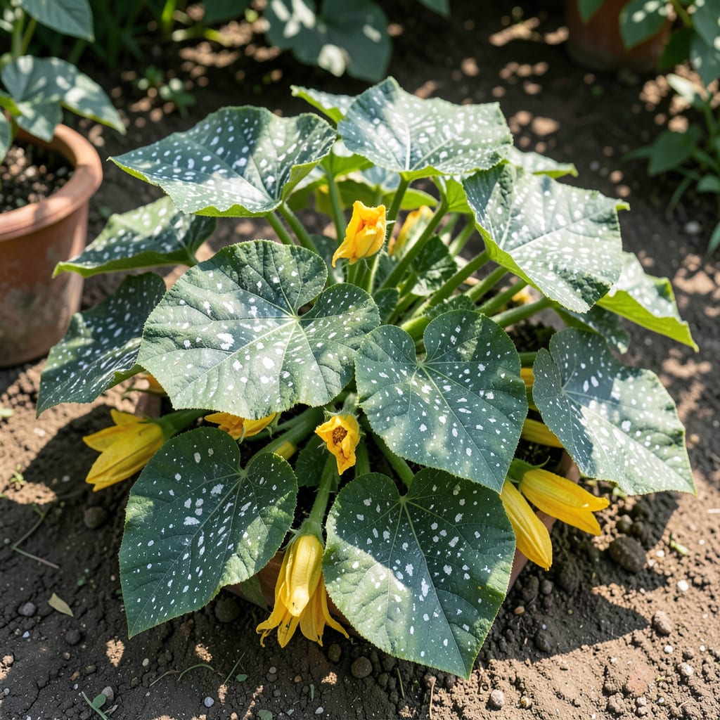 Zucchini Leaves Have White Spots: Early Detection and Natural Remedies detailed visual guide