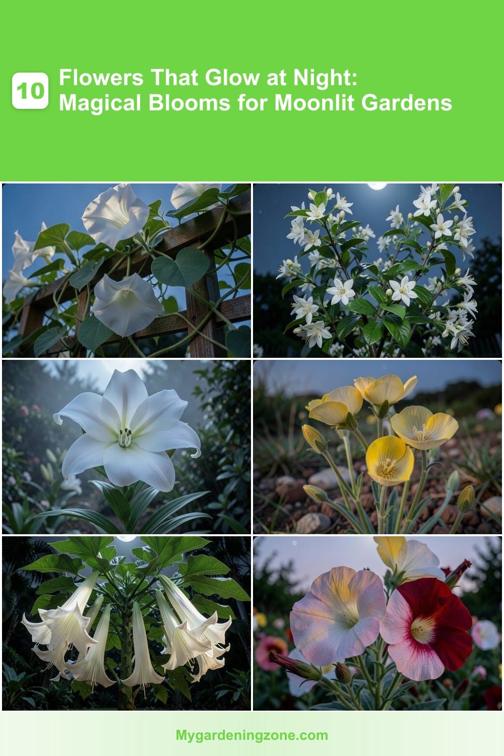 10 Flowers That Glow at Night: Magical Blooms for Moonlit Gardens 10 Flowers That Glow at Night: Magical Blooms for Moonlit Gardens